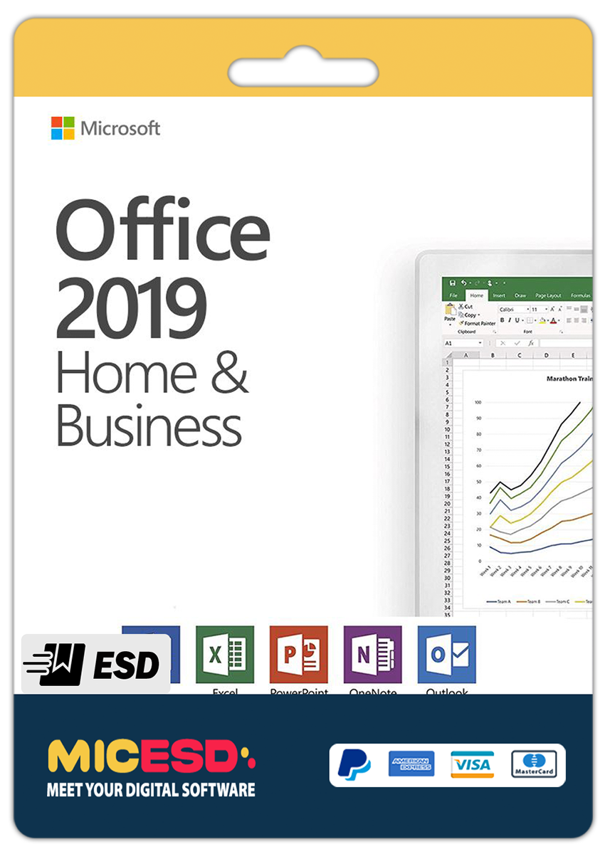 image of Microsoft Office 2019 Home &amp;amp; Business - Retail