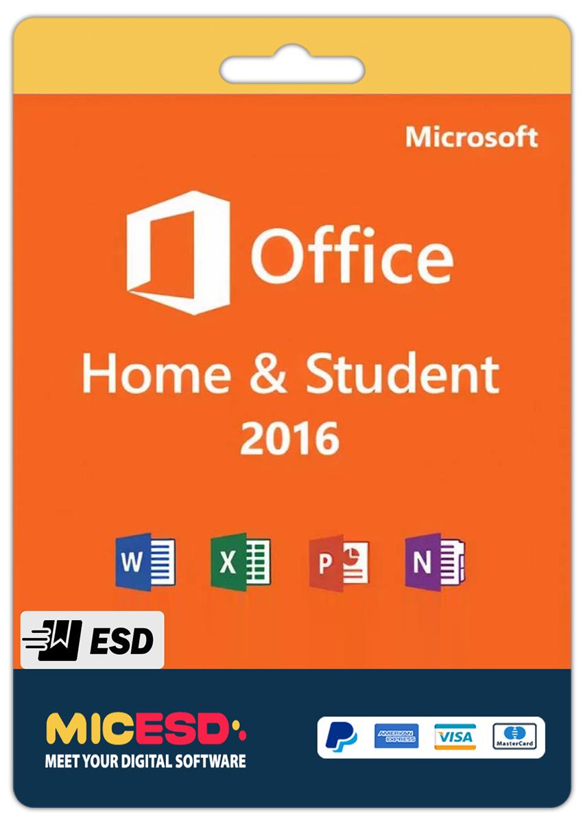 image of Microsoft Office 2016 Home and student - Retail