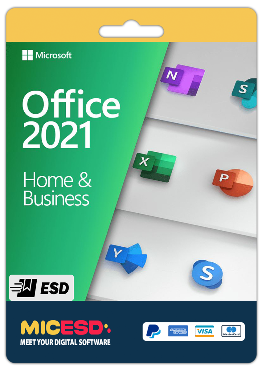 image of Microsoft Office 2021 Home and Business - Retail